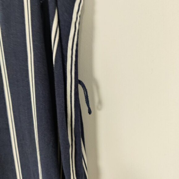 Reitmans Womens Button Down Dress Size XXL Navy White Striped - Picture 5 of 5